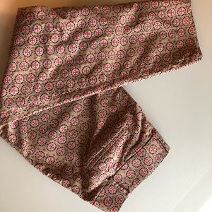 Loft Ann Taylor Vibrant Patterned Dress Pants